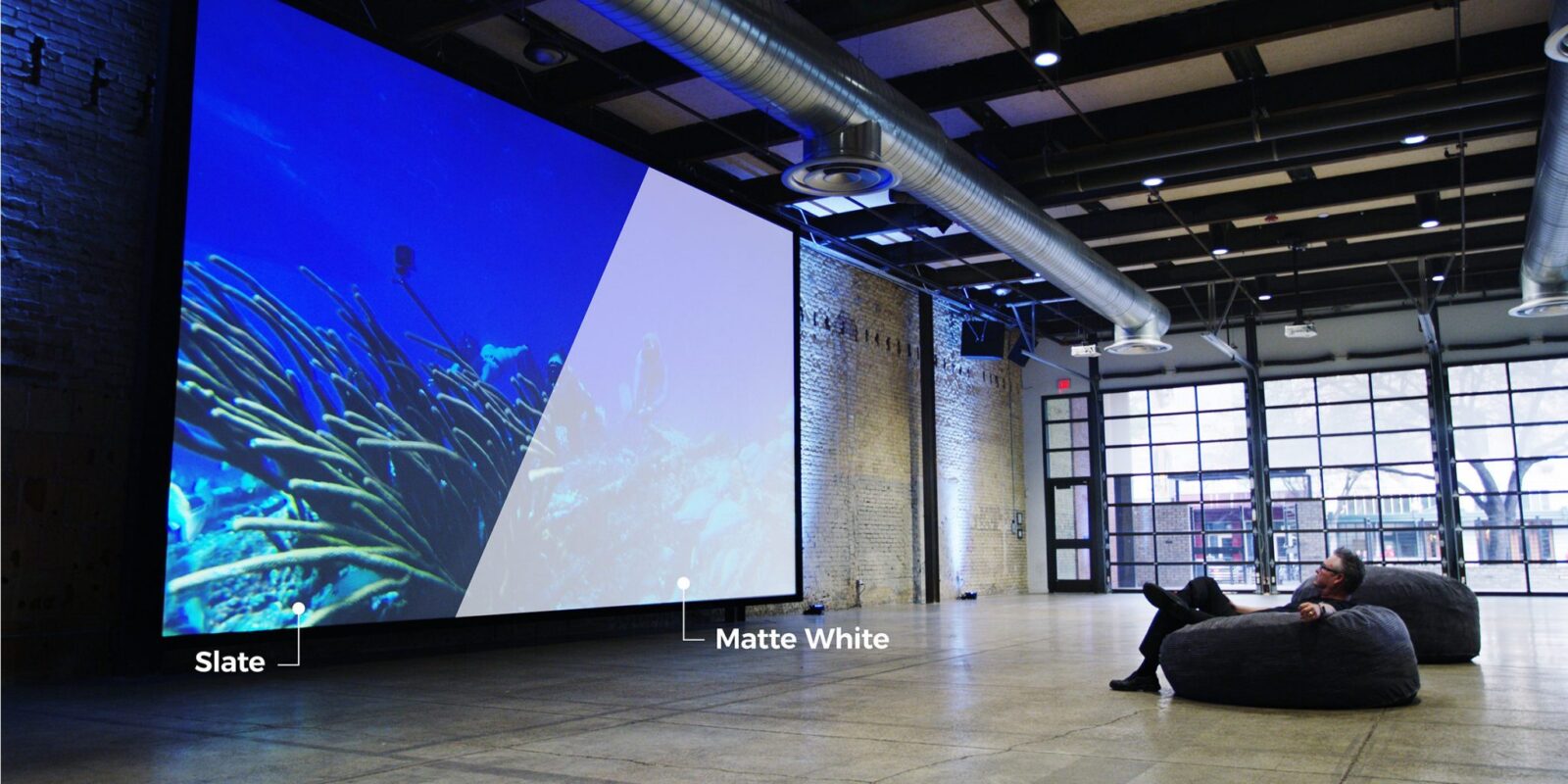 Projector Screens ALR vs Matt White