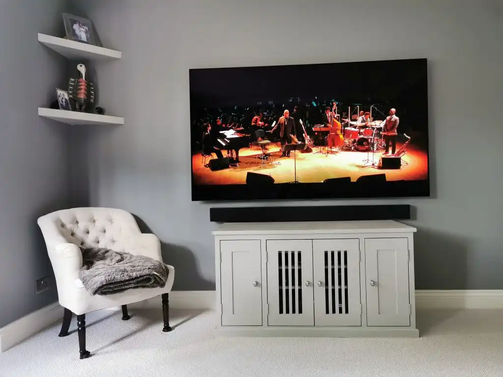 Dedicated Cinema Big Screen TV Experience Speaker Cabinet